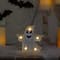 7" Lighted White Ghost Halloween Marquee Decoration